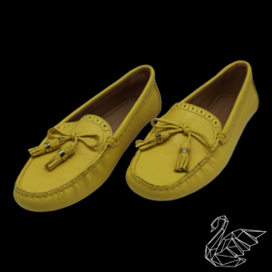 Ralph Lauren “Cassady” Leather Tassel Driving Loafers