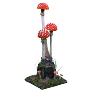 Trio Mushroom Installation Cut Out